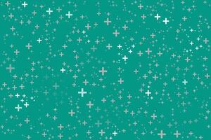 Plus symbols of different sizes and opacity seamless background pattern illustration. vector