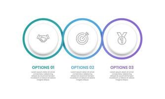 3 Steps infographic design template. Business presentation, report, marketing and planning. vector