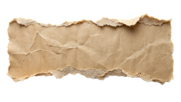 Torn ripper paper sheet Texture isolated on transparent background png
