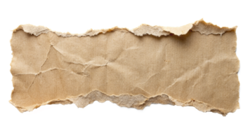 Torn ripper paper sheet Texture isolated on transparent background png
