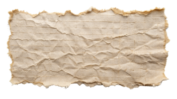 Torn ripper paper sheet Texture isolated on transparent background png