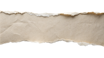 Torn ripper paper sheet Texture isolated on transparent background png