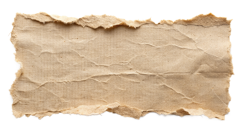 Torn ripper paper sheet Texture isolated on transparent background png