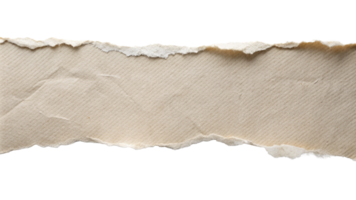 Torn ripper paper sheet Texture isolated on transparent background png