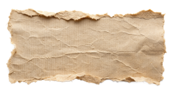 Torn ripper paper sheet Texture isolated on transparent background png