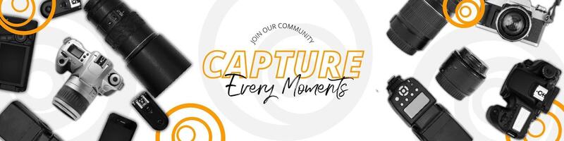 Photography Hobby Profile Banner template