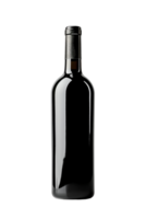 Isolated wine bottle on transparent background png