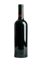 Isolated wine bottle on transparent background png
