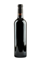 Isolated wine bottle on transparent background png