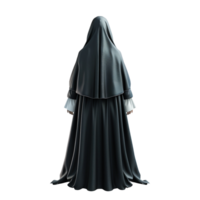 Nun isolated on transparent png