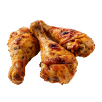 fried chicken drumsticks against transparent background png