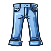 Jeans icon against transparent background png