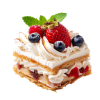 Pastry isolated against transparent background png
