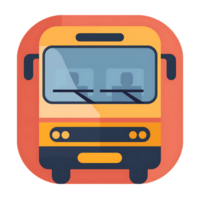 Transportation icon background against transparent background generated by Ai png