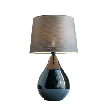 de cabeceira mesa luminária dentro moderno contemporâneo contra transparente fundo gerado de ai png