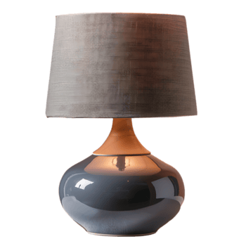 de cabeceira mesa luminária dentro moderno contemporâneo contra transparente fundo gerado de ai png