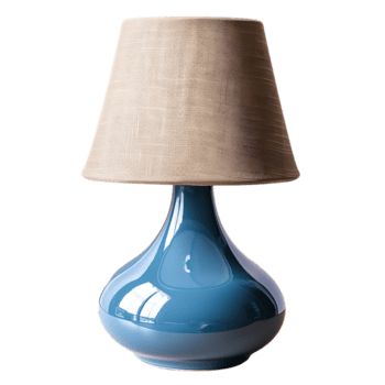 de cabeceira mesa luminária dentro moderno contemporâneo contra transparente fundo gerado de ai png