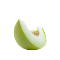 Honeydew melon isolated on transparent background generated Ai png