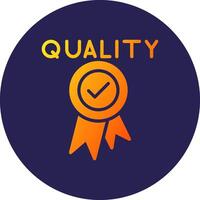 Quality Glyph Gradient Circle Icon Design vector