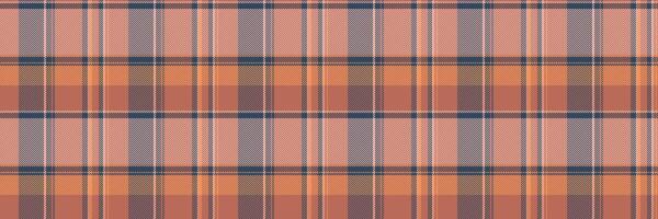 Seasonal seamless texture pattern, tidy plaid check. Marketing background tartan fabric textile in red and light colors. vector