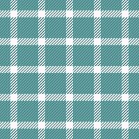 Apartment tartan fabric check, warm texture pattern. Layout seamless plaid textile background in cyan and snow colors. vector