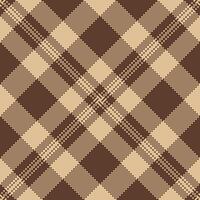 Various check background, discount tartan fabric textile. Trendy pattern texture plaid seamless in orange color. vector