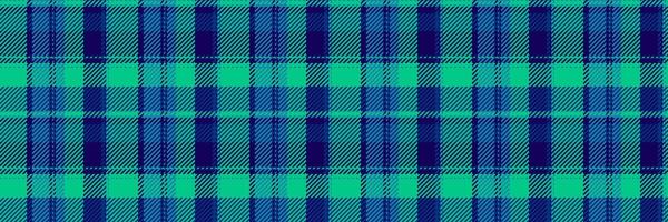 Copy space pattern tartan seamless, fashion fabric texture. Sample check textile plaid background in teal and indigo colors. vector