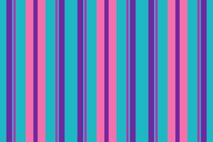 Creativity seamless textile lines, large vertical pattern background. Newborn stripe fabric texture in cyan and violet colors. vector