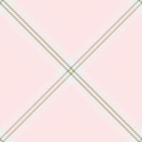 Tee plaid seamless, duvet cover texture check pattern. Hipster tartan background textile fabric in light and misty rose colors. vector