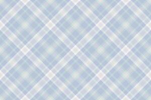 40s fabric textile texture, cell check seamless background. Difficult pattern plaid tartan in light and sterling silver colors. vector