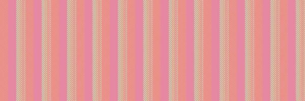 Bed seamless lines fabric, vintage texture pattern . Relax textile background vertical stripe in red and orange colors. vector