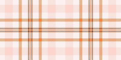 Gorgeous fabric textile , stitch seamless tartan plaid. Color background check texture pattern in sea shell and light colors. vector
