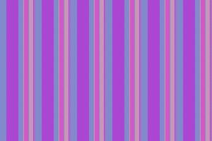 Cosy texture lines textile, garment vertical stripe fabric. Revival seamless background pattern in purple and teal colors. vector