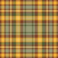 Plaid check pattern. Seamless fabric texture. Tartan textile print. vector