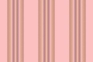 Nice fabric texture stripe, dress lines vertical textile. Smooth seamless background pattern in light and orange colors. vector