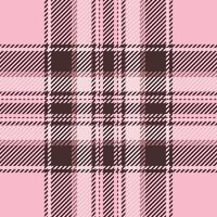 Plaid check pattern. Seamless fabric texture. Tartan textile print. vector