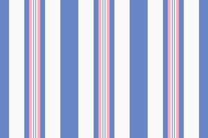 Fabric pattern stripe vertical, direct fabric texture. Professional textile lines seamless background in blue and white colors. vector