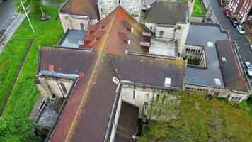 Aerial View of Historical Bath City of England United Kingdom During Partly Cloudy Day. May 25th, 2024 video