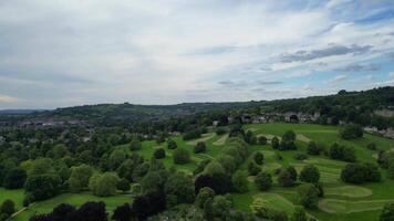 Aerial View of Historical Bath City of England United Kingdom During Partly Cloudy Day. May 25th, 2024 video