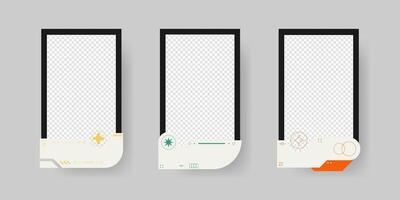 Abstract sci-fi frame. Hud interface design style. Digital futuristic element. Cyberpunk style. Design for banner, card, player card game, background. vector