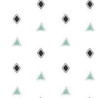 Monochrome pattern with simple geometric shapes. Abstract backgrounds vector