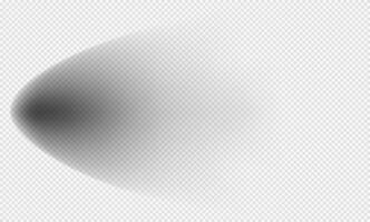 Realistic shadow with soft edges. shadow effect. Transparent oval shadow. vector