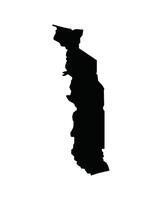 Map of Togo. Togo Map on white background. vector