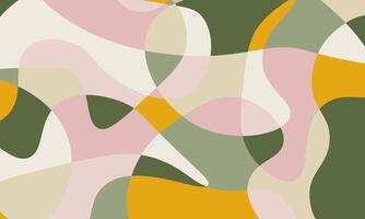 Artistic abstract background with hand drawn overlay shapes. Horizontal template banner and cover for social media ad vector