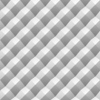 Decorative seamless geometric pattern. Gray tile 3d texture. Abstract monochrome repeatable background vector