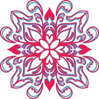 Mandala. Ethnic decorative element. Hand drawn backdrop. Islam, Arabic, Indian, ottoman motifs. vector