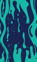 Abstract dripping liquid flat design background vector