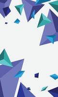 Abstract triangle geometric modern background vector