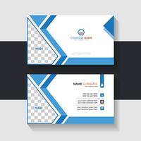 New business card template. Modern business card design. Name card design. vector