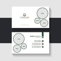 new business card template design 2024. Name card design vector
